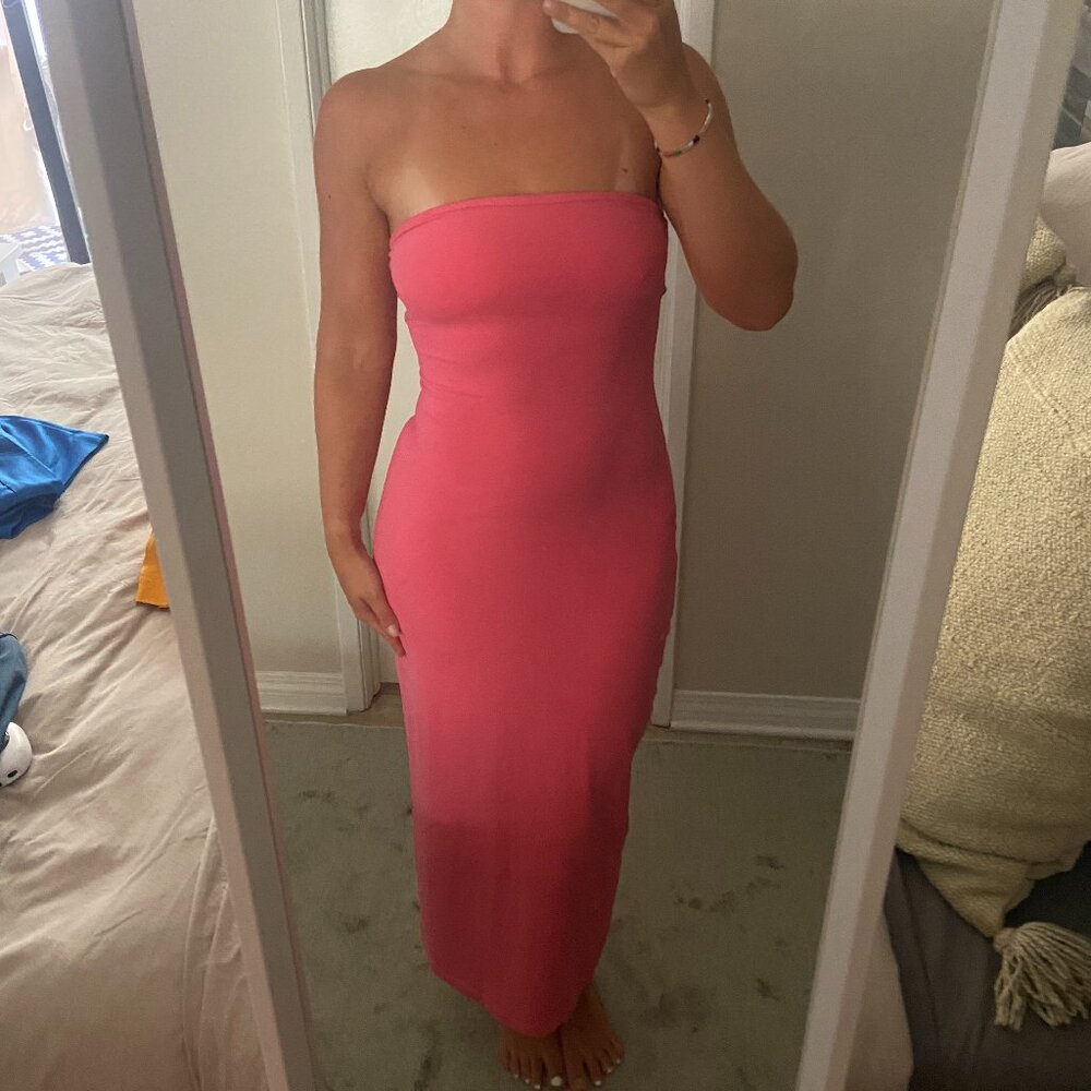 ASOS DESIGN bandeau bodycon midi dress